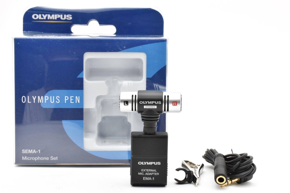 【2229】美品 OLYMPUS SEMA-1 マイクロフォンセット