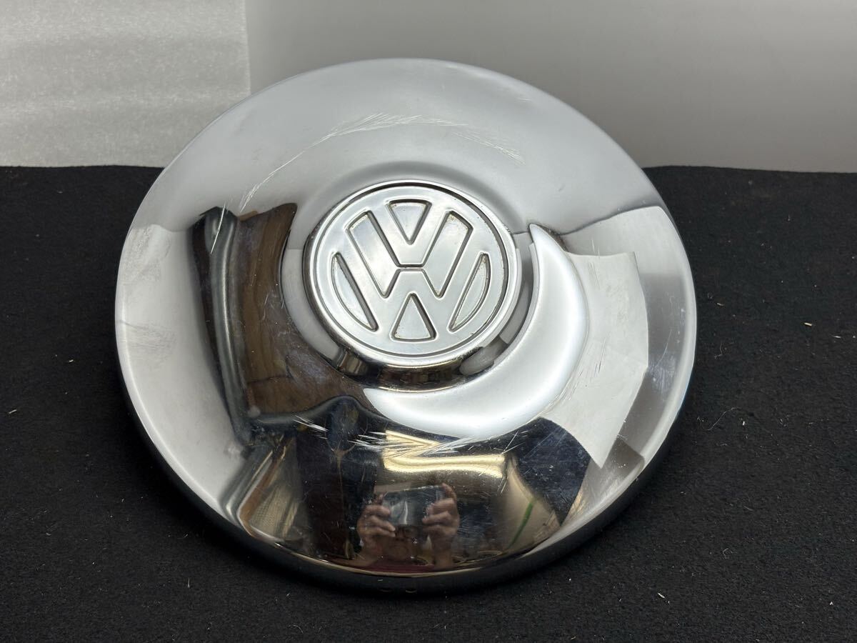 空冷ＶＷ　空冷ワーゲン　空冷ビートル　タイプ１　カルマンギア　タイプ３　4穴用　ハブキャップ　ホイールキャップ　1枚　ＶＷロゴ ①