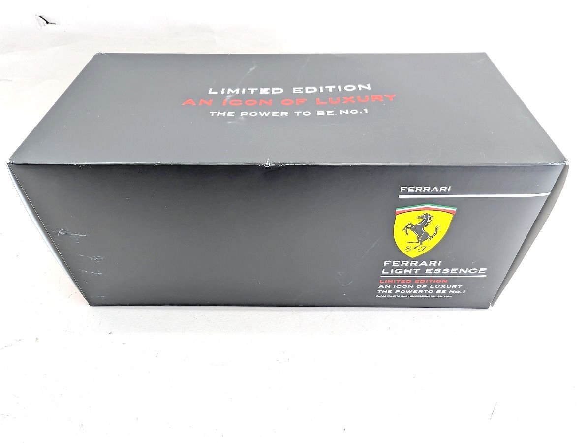 【限定版】FERRARI フェラーリ LIGHT ESSENCE ライトエッセンス オードトワレ 75ml ポーチセット 外箱未開封[22-5777