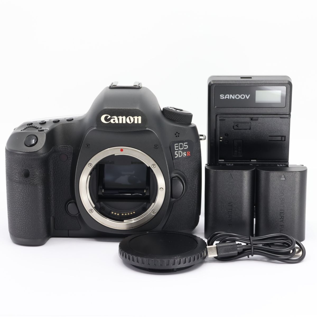 Canon EOS 5DsR ボディ キヤノン フルサイズ 一眼レフカメラ シャッター回数166,494枚 美品 完動 保証付｜A013