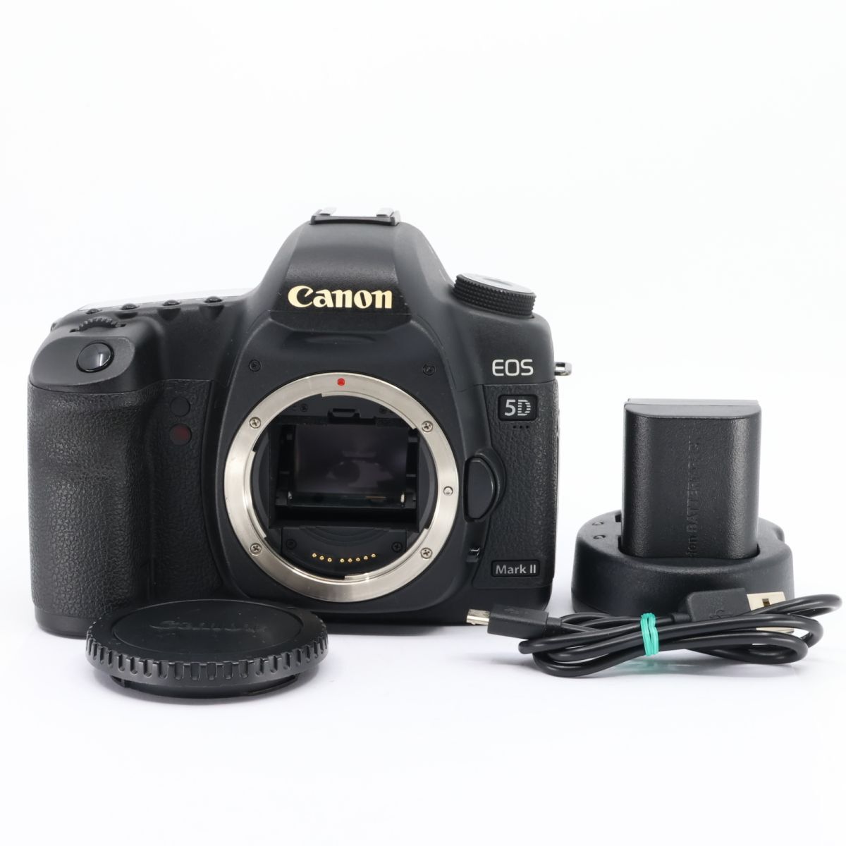 Canon EOS 5D Mark II ボディ キヤノン フルサイズ 一眼レフカメラ シャッター回数24,781枚 良品 完動 保証付｜B010