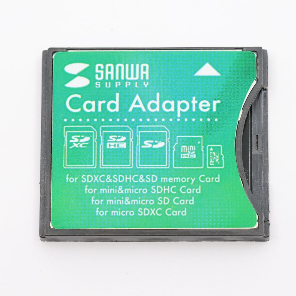 SANWA SUPPLY Card Adapter ADR-SDCF2 サンワサプライ SDカード コンパクトフラッシュカード アダプター 変換 動作正常｜A027