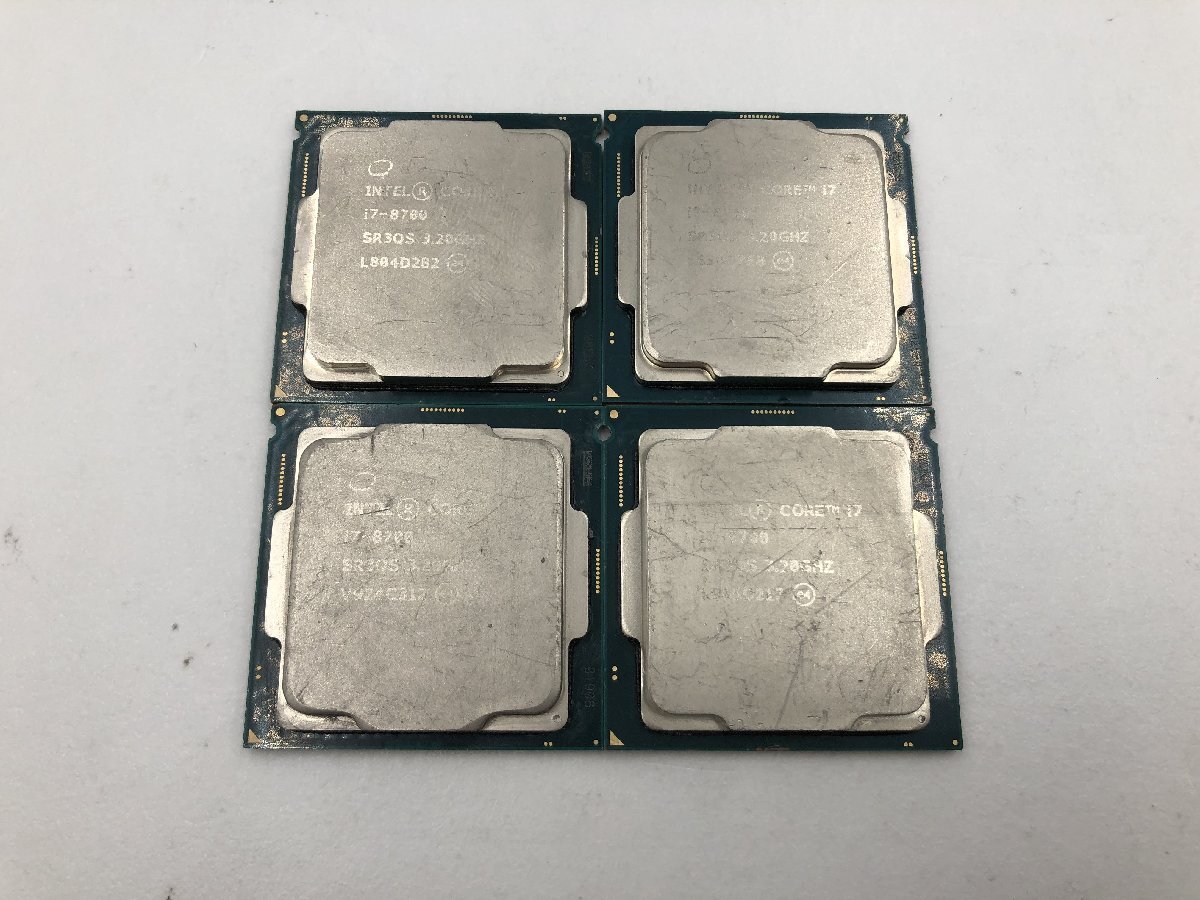 ♪▲【Intel インテル】Core i7-8700 CPU 4点セット SR3QS まとめ売り 0603 13
