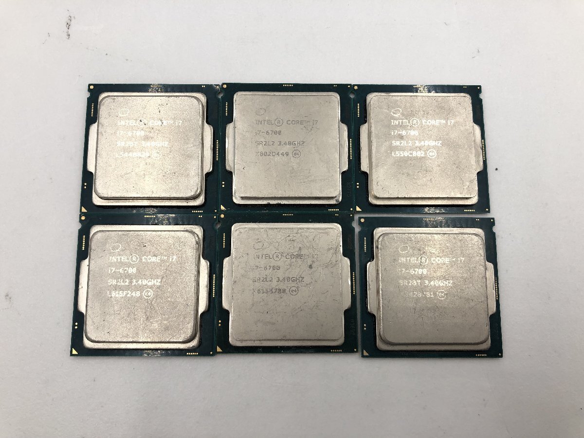 ♪▲【Intel インテル】Core i7-6700 CPU 6点セット SR2L2 SR2BT まとめ売り 0603 13