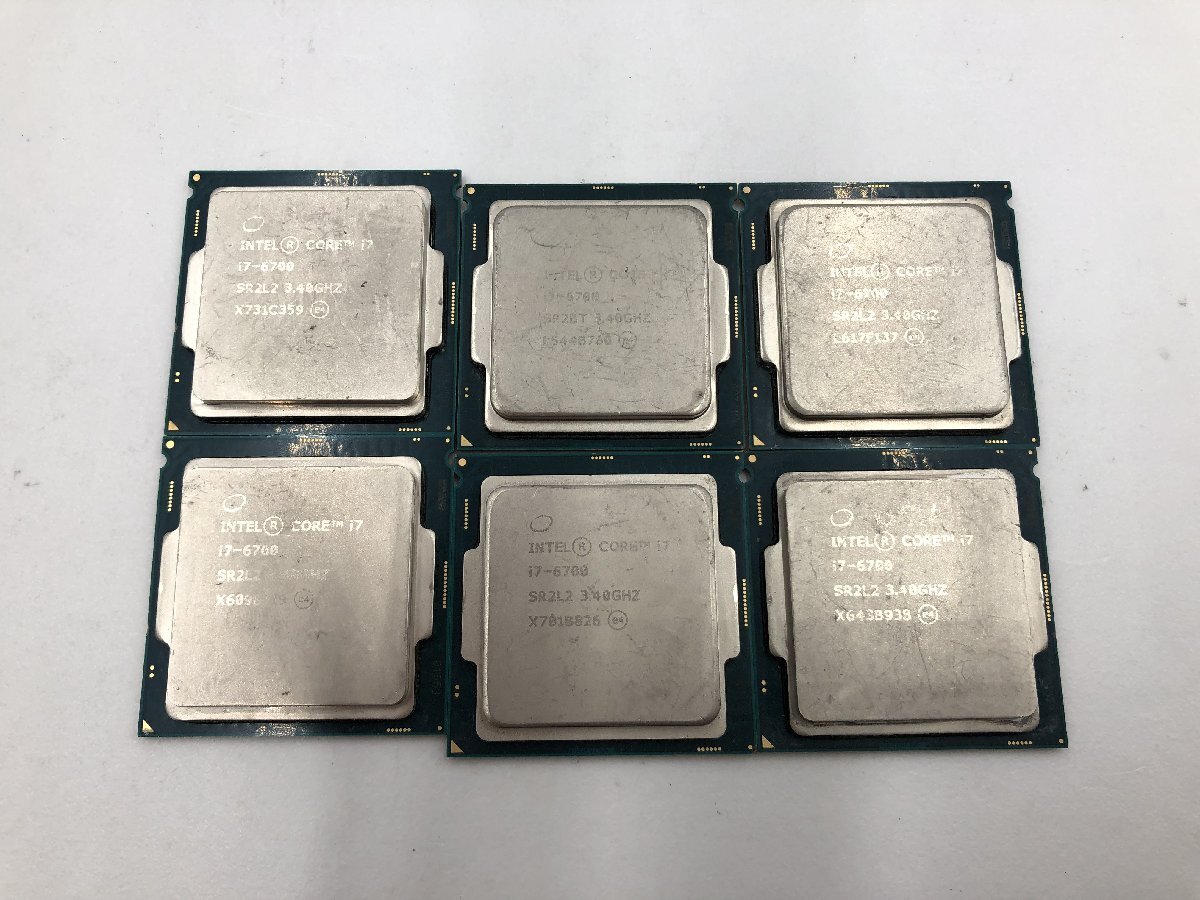 ♪▲【Intel インテル】Core i7-6700 CPU 6点セット SR2L2 SR2BT まとめ売り 0603 13