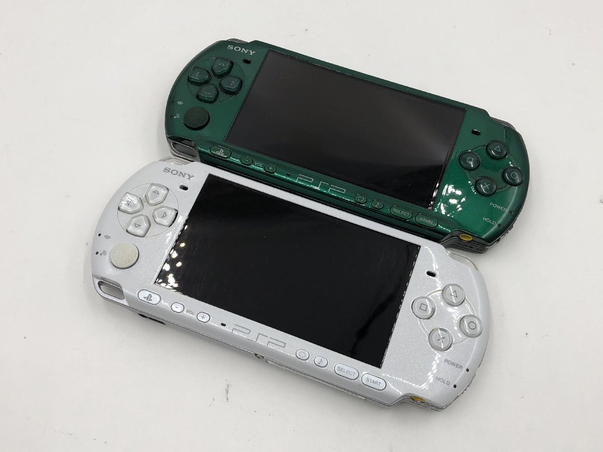 ♪▲【SONY ソニー】PSP PlayStation Portable 2点セット PSP-3000 まとめ売り 0603 7