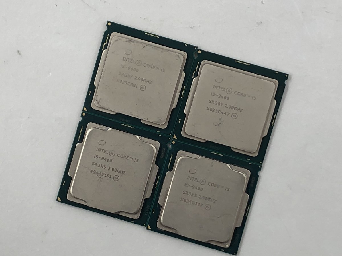 ♪▲【Intel インテル】Core i5-9400 CPU 4点セット SR3X5 SRG0Y まとめ売り 0603 13