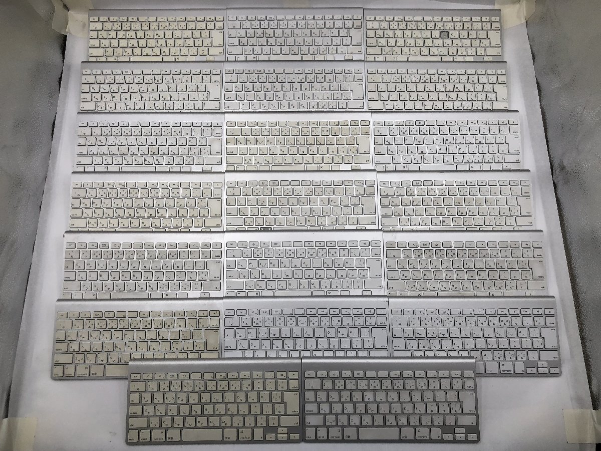 ♪▲【Apple アップル】純正 Mac用 ワイヤレスキーボード 20点セット A1314 まとめ売り 0604 17
