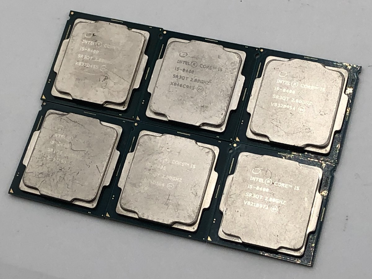 ♪▲【Intel インテル】Core i5-8400 CPU 6点セット SR3QT まとめ売り 0604 13