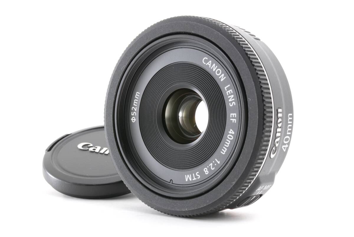 動作品 キャノン Canon EF 40mm f2.8 STM AF 一眼カメラレンズ 管WW1357