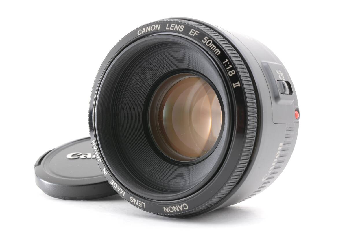 動作品 キャノン Canon EF 50mm f1.8 II AF 一眼カメラレンズ 管WW1358
