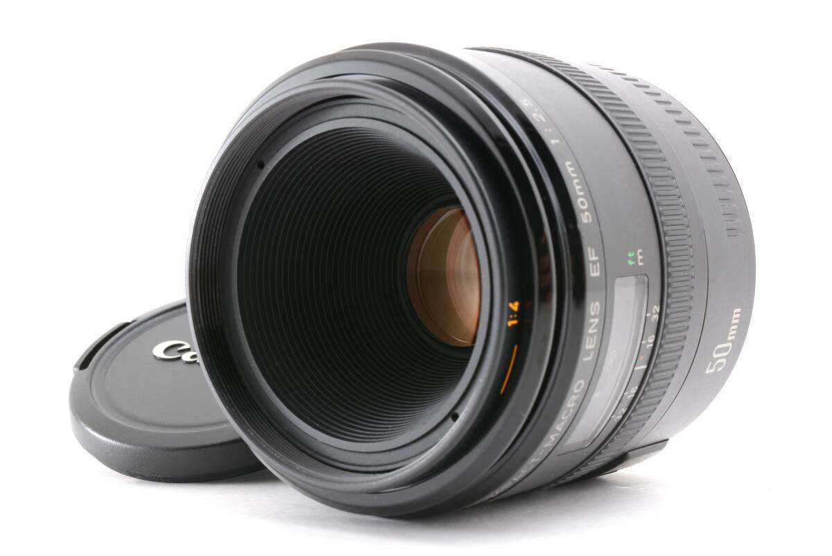 動作品 キャノン CANON COMPACT-MACRO EF 50mm f2.5 AF 一眼カメラレンズ 管WW1359