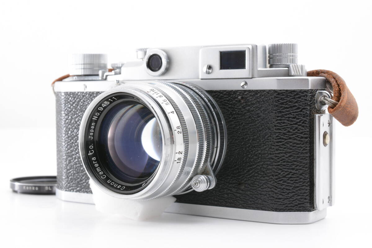 動作品 キャノン Canon IV Sb型 4Sb レンズ 50mm f1.8 レンジファインダー フィルムカメラ 管WW1366