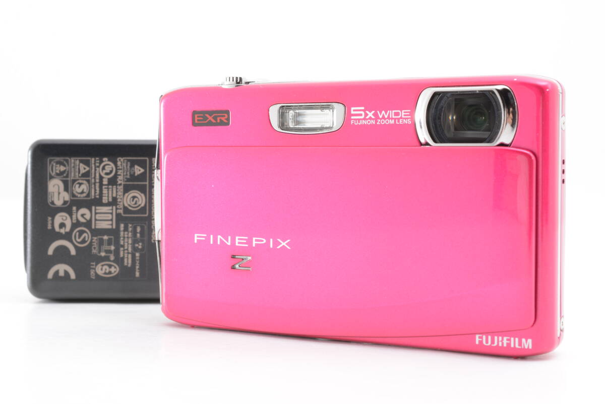 動作品 富士フィルム FUJIFILM FinePix Z900 EXR ファインピックス ピンク コンパクトデジタルカメラ 充電器付 管WW1376