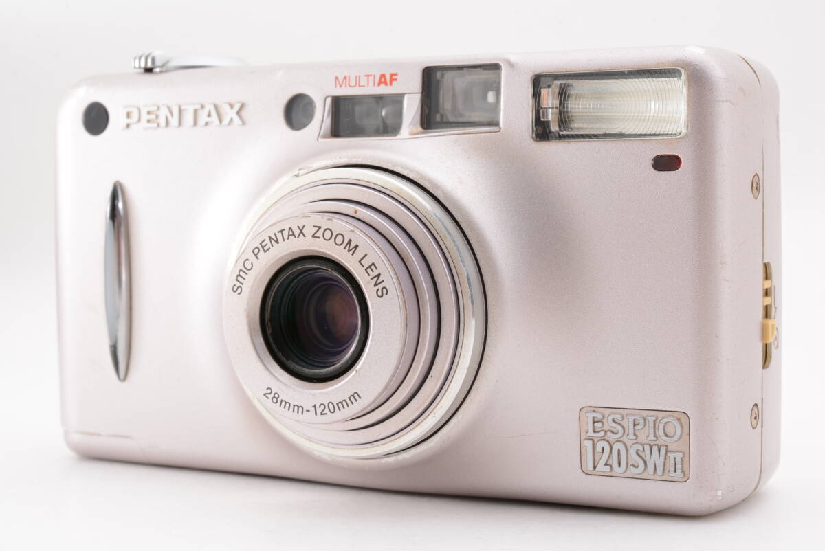 動作品 ペンタックス PENTAX ESPIO 120SW II エスピオ ピンク コンパクトフィルムカメラ 管R1072