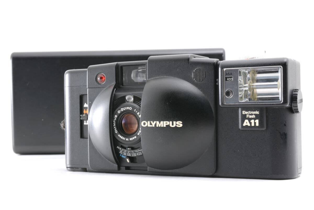 動作品 オリンパス OLYMPUS XA2 Electronic Flash A11 コンパクトフィルムカメラ ケース付 管WW1378
