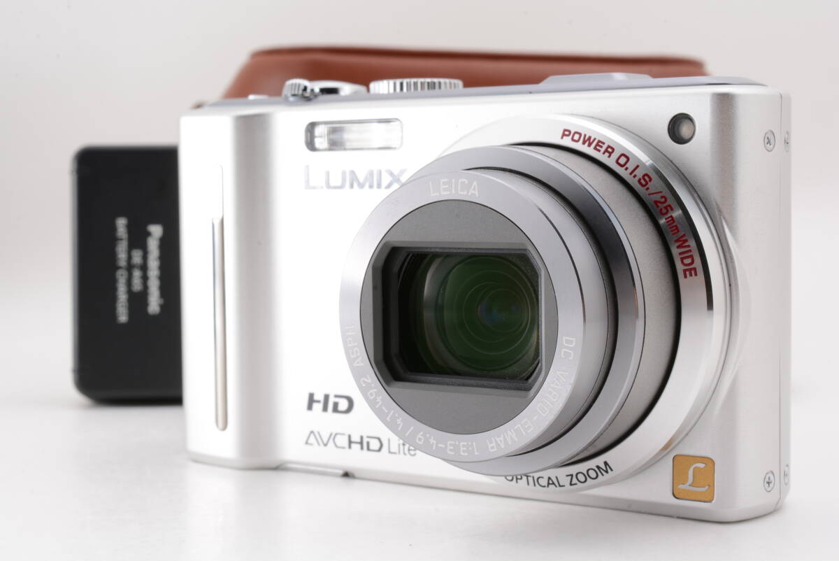 動作品 パナソニック Panasonic LUMIX DMC-TZ10 ルミックス コンパクトデジタルカメラ 充電器 ケース付 管R1143