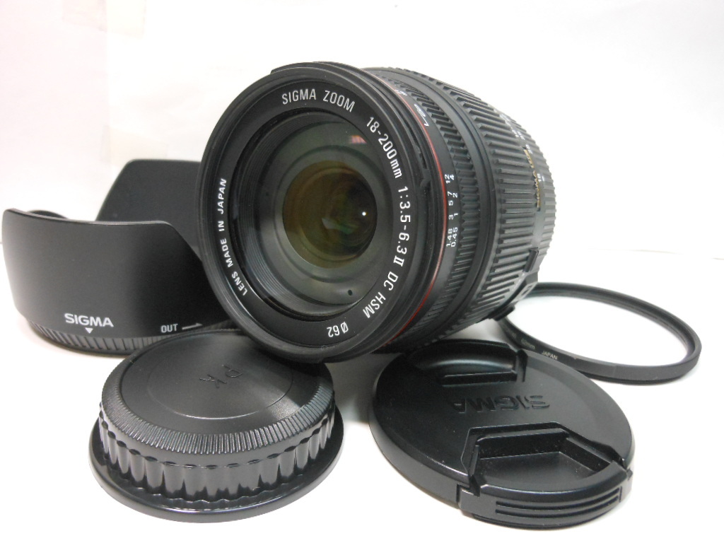 ☆希少美品級☆シグマ　　SIGMA　 18-200mm F3.5-6.3Ⅱ DC ＨＳＭ ペンタックス　pentax 　 即日発送