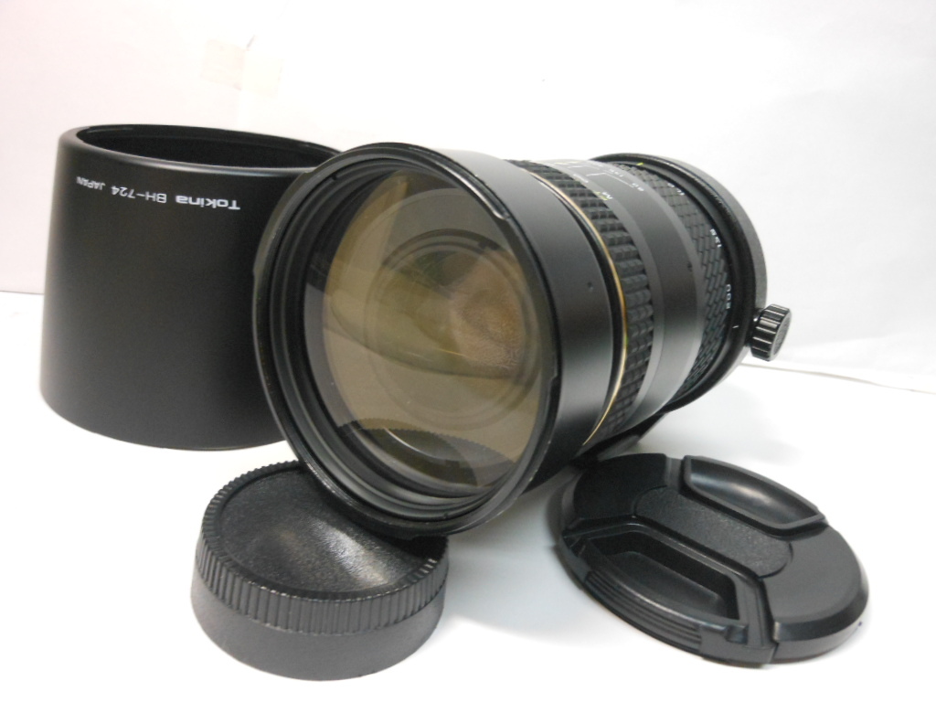 ☆希少外観極上美品級☆トキナー　Tokina　AＦ Ⅱ 80ー400ｍｍ Ｆ4.5-5.6 ATーX （840ＡＦ） ニコン 動作確認済　Nikon フード付