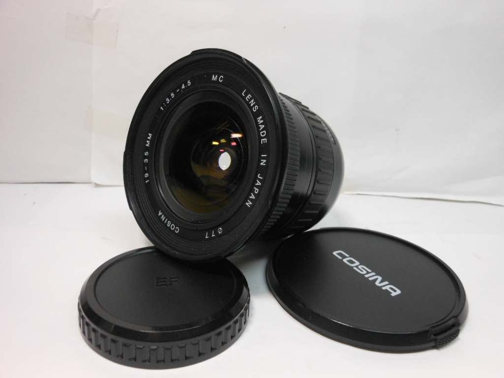 ☆希少超広角レンズ 美品☆コシナ Cosina ＡＦ 19-35mm F3.5-4.5 　ＭＣ　　キヤノン　　Canon 即日発送