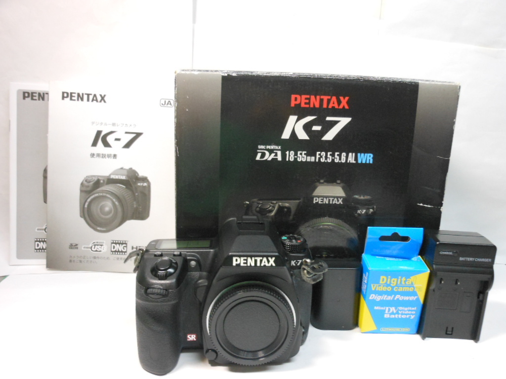 ☆希少超美品級☆ ペンタックス　 K－７ 一眼カメラボディ　 即日発送　pentax　大人気　元箱・バッテリー・充電器付