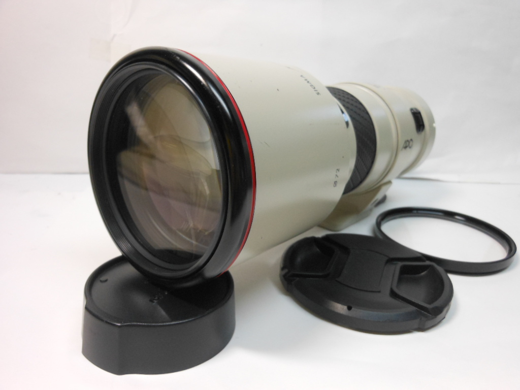 ☆銘玉 外観美品☆シグマ 　SIGMA　 AF-ＴＥＬＥ 　400mm　 F5.6 ＡＰＯ 　キヤノン用 　人気憧れの白レンズ　Canon