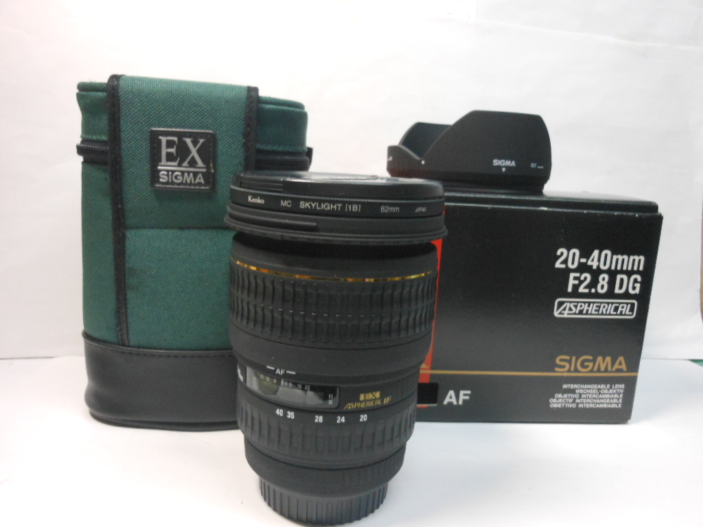 ☆希少超美品級☆最高級シグマ　SIGMA　 20-40m F2.8 ＤＧ ＥＸ キヤノン用 動作確認済み　Canon 即日発送　