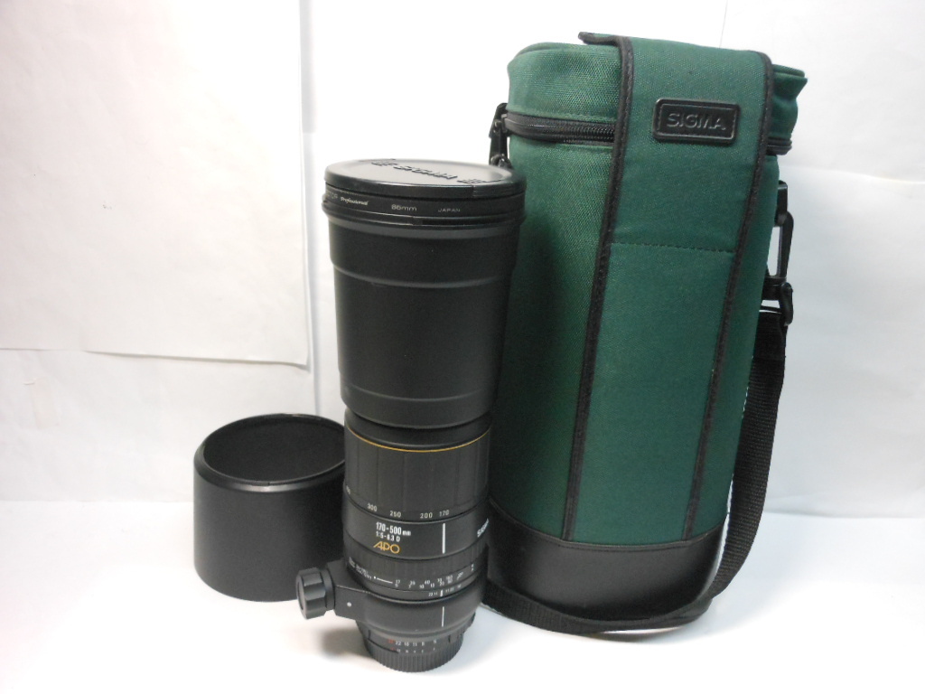 ☆希少実用美品級 ☆シグマ SIGMA APO 170-500mm F5-6.3 ニコン 　Nikon 　即日発送 　フード付　動作確認保証済