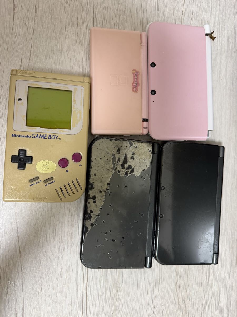 ジャンク　任天堂 Nintendo ゲーム機 new 3DS LL 3DSLL DS ゲームボーイ　部品取り　5台まとめ　