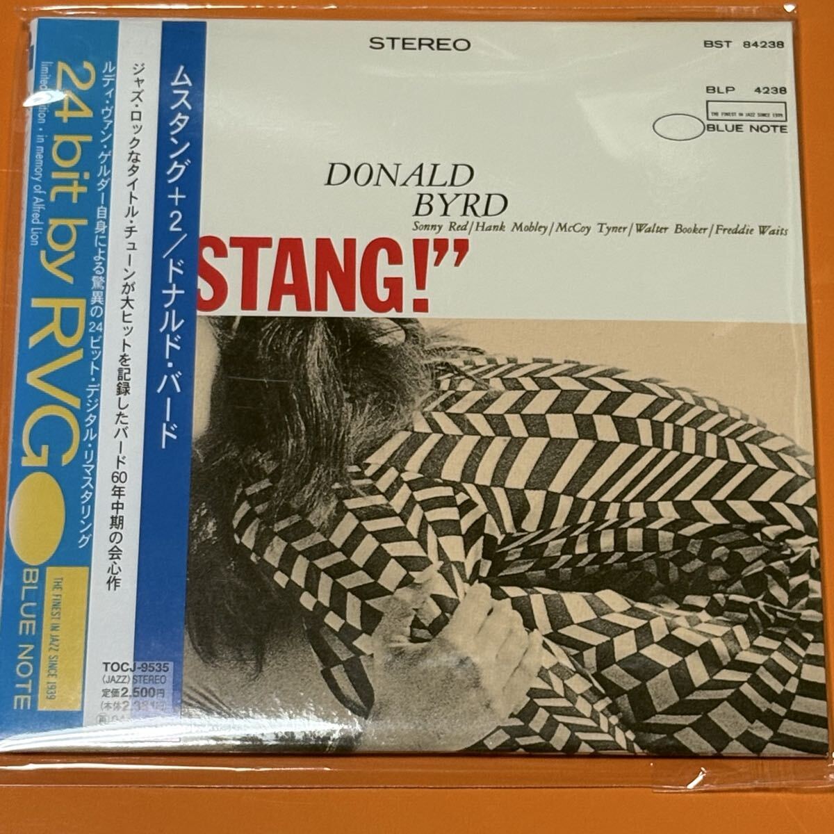 定形外送料無料！レア盤！ブルーノート紙ジャケ★ドナルド・バードDONALD BYRD「ムスタング＋2」