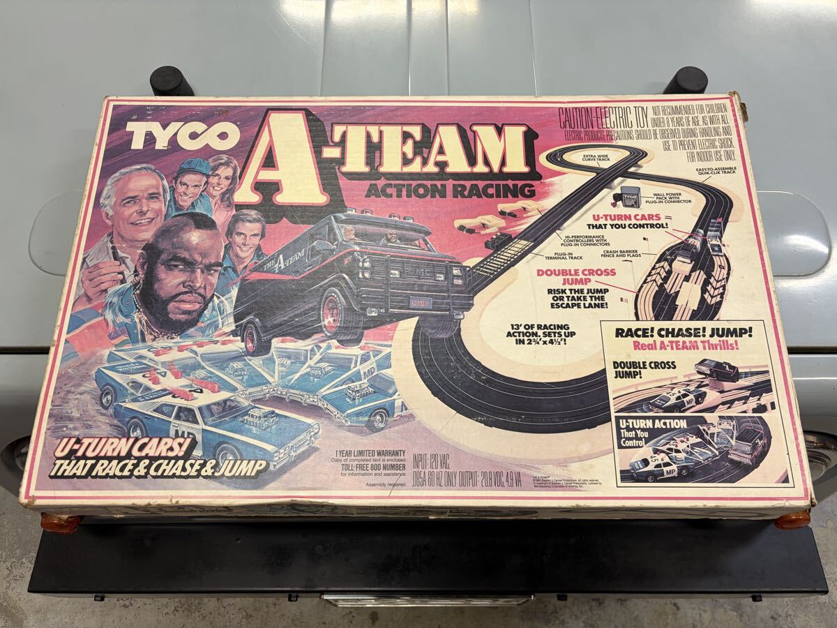 A-TEAM ACTION RACING アクション　レーシング　TY 空箱　80's アメリカ　USA ビンテージ 当時物 スーパーサーキット TYCO