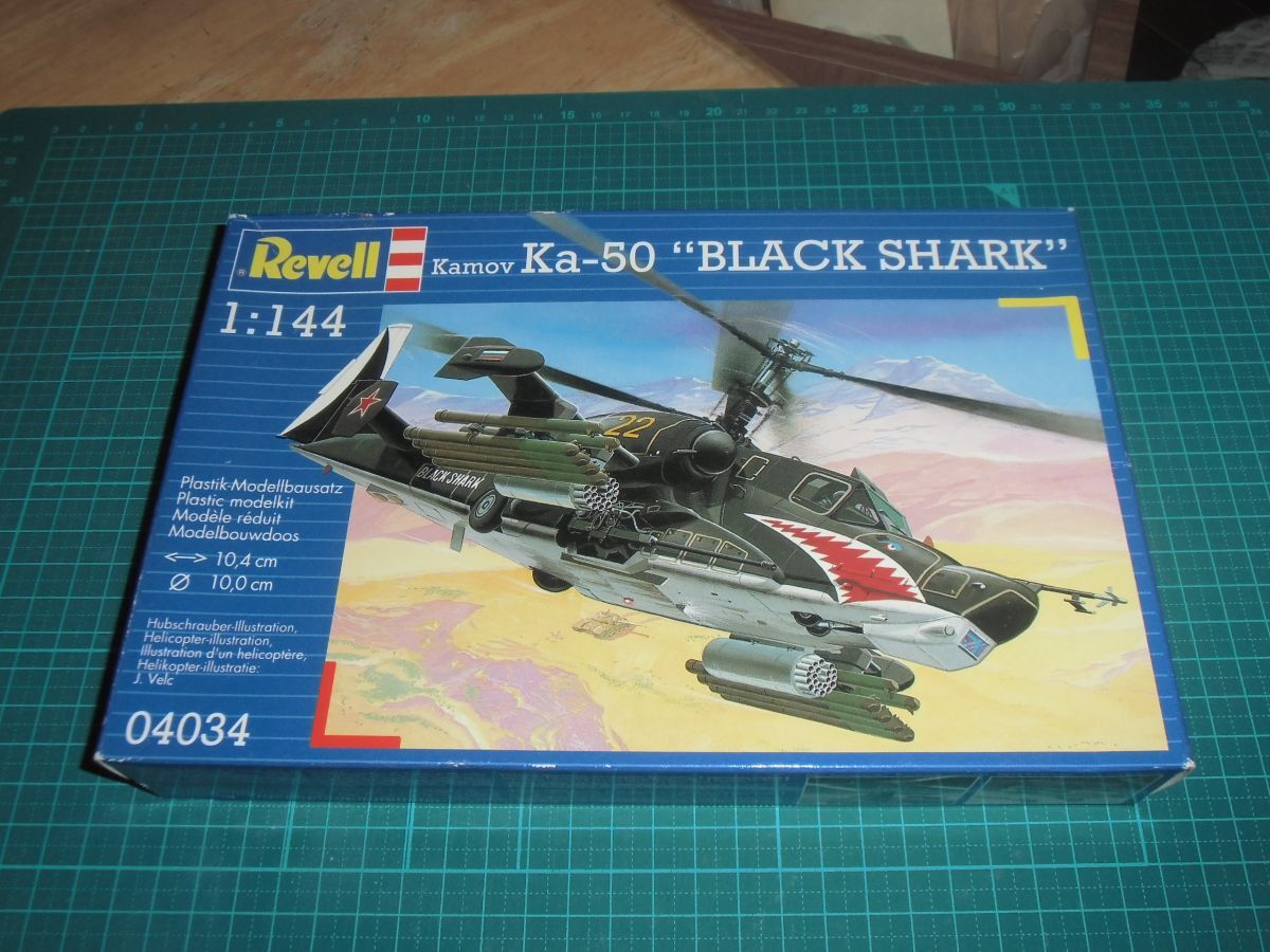 1/144　カモフ Ka-50 ブラックシャーク ロシア空軍二重反転ローター単座攻撃ヘリコプター　レベル Revell　BLACK SHARK　ホーカムA Hokum-A