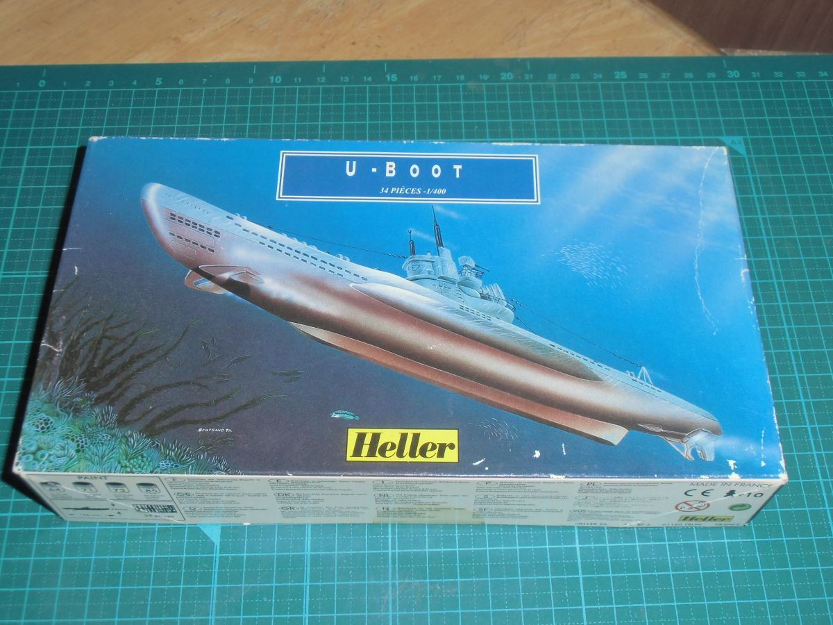 1/400　UボートVII C型　エレール Heller 81002　U-boot Type VII C