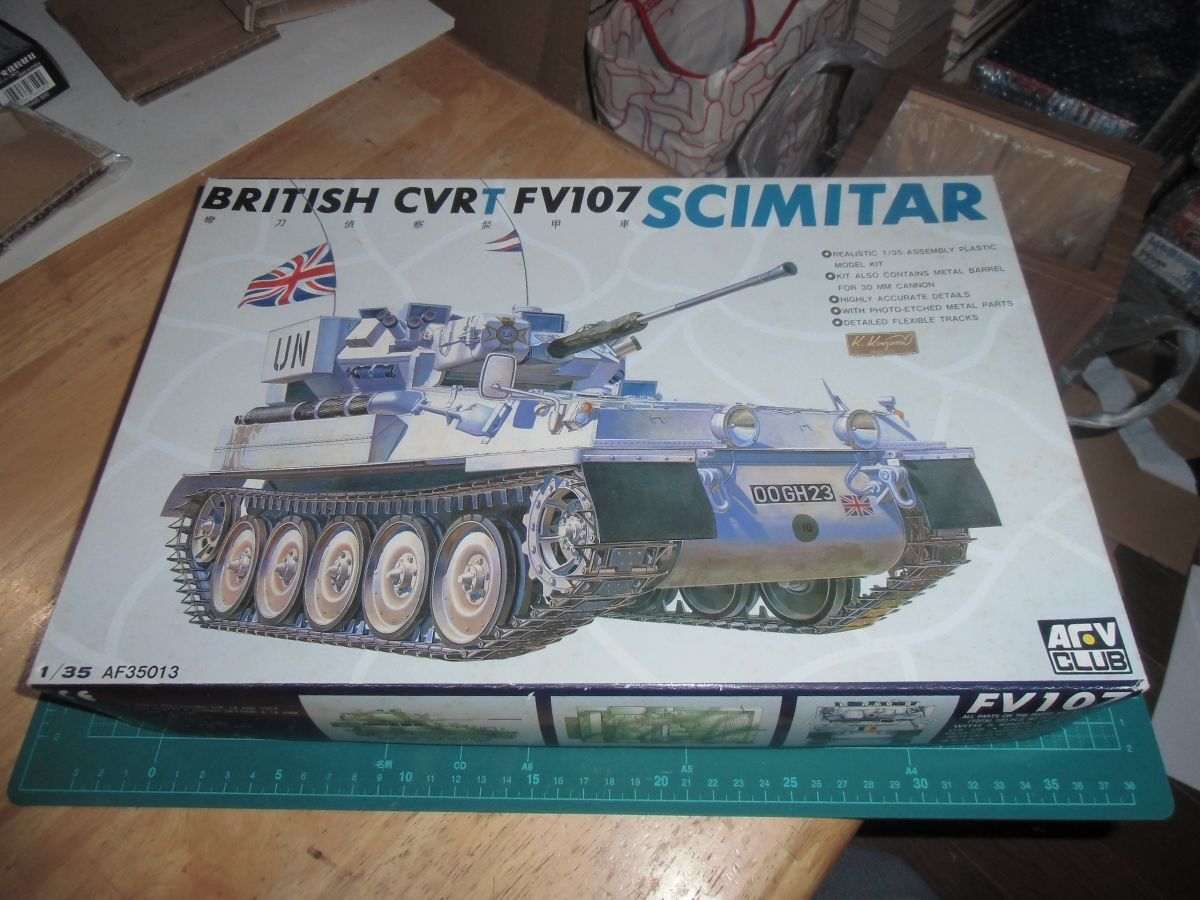 1/35　FV107 シミター CVR(T) イギリス軍偵察戦闘車　AFVクラブ AFV CLUB AF35013 FV107 Scimitar