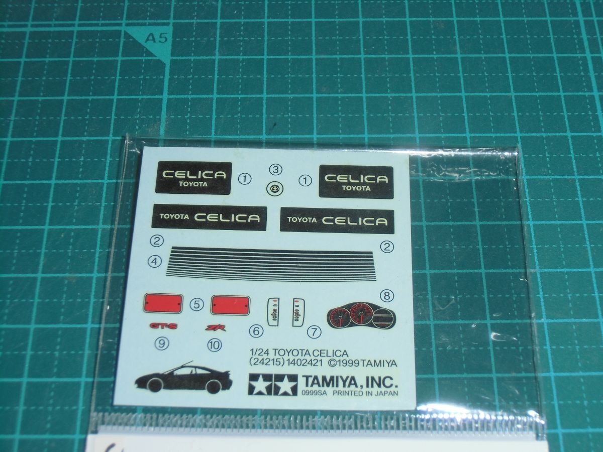 送料￥180~☆デカールのみ　1/24　トヨタ セリカ 7代目 T230型　タミヤ　24215