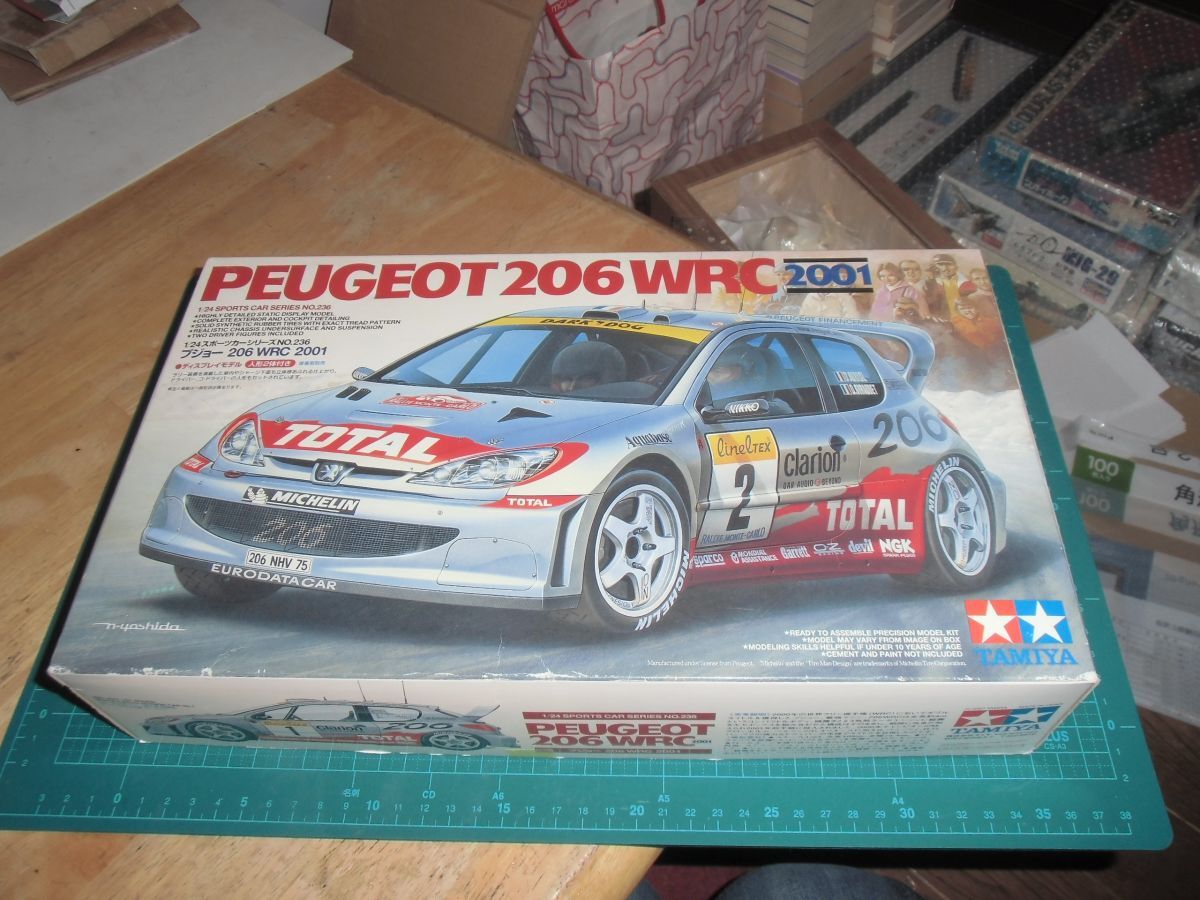 1/24　プジョー206 WRC 2001　タミヤ
