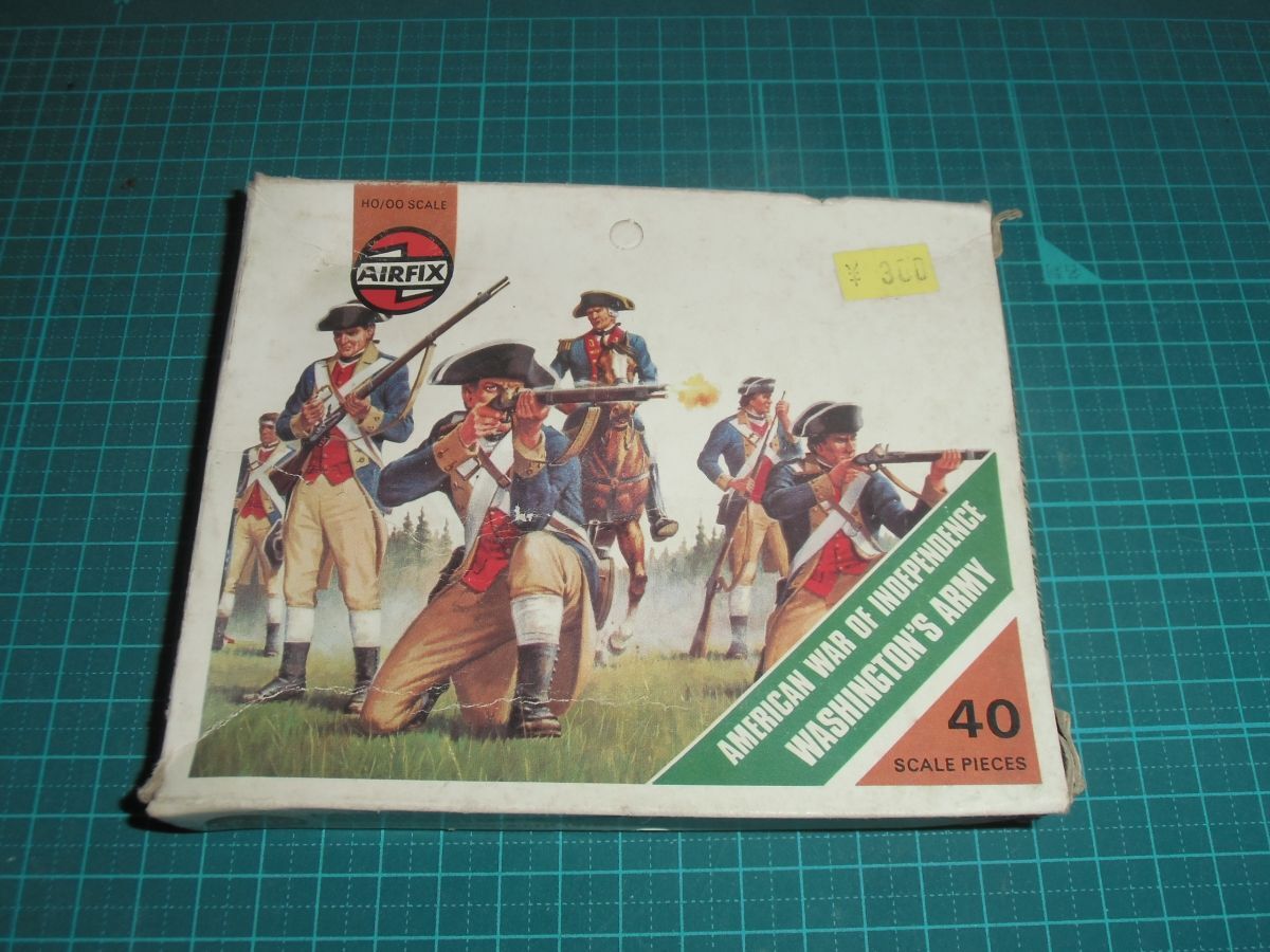 1/76　ワシントン軍 アメリカ独立戦争　①　エアフィックス AIRFIX 01739-4　AMERICAN WAR of INDEPENDENCE WASHINGTON'S ARMY　 1/72