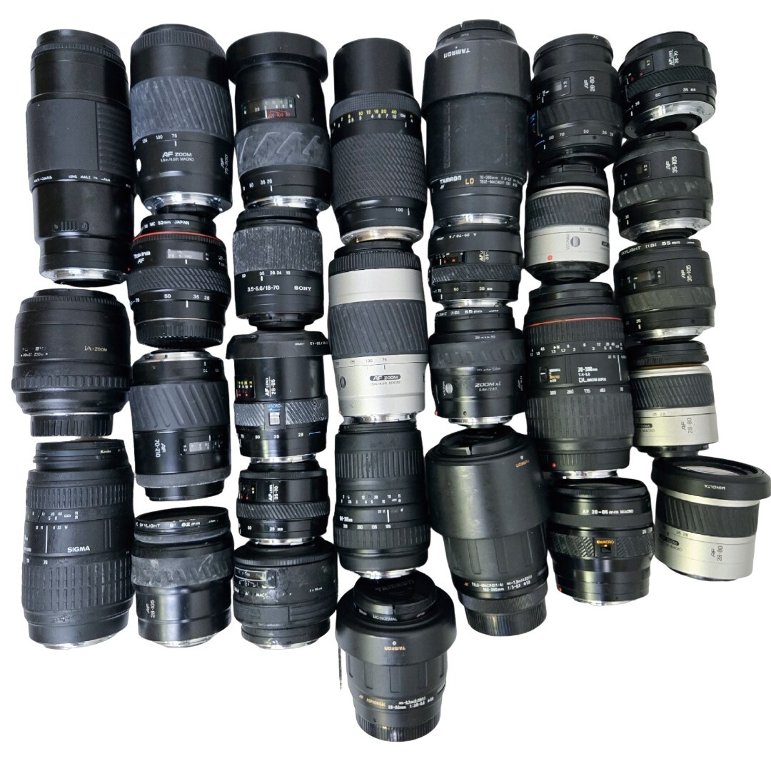 29点まとめ MINOLTA ミノルタ 28-80mm 75-300 他 AFレンズ Aマウント まとめ まとめて 大量セット J11