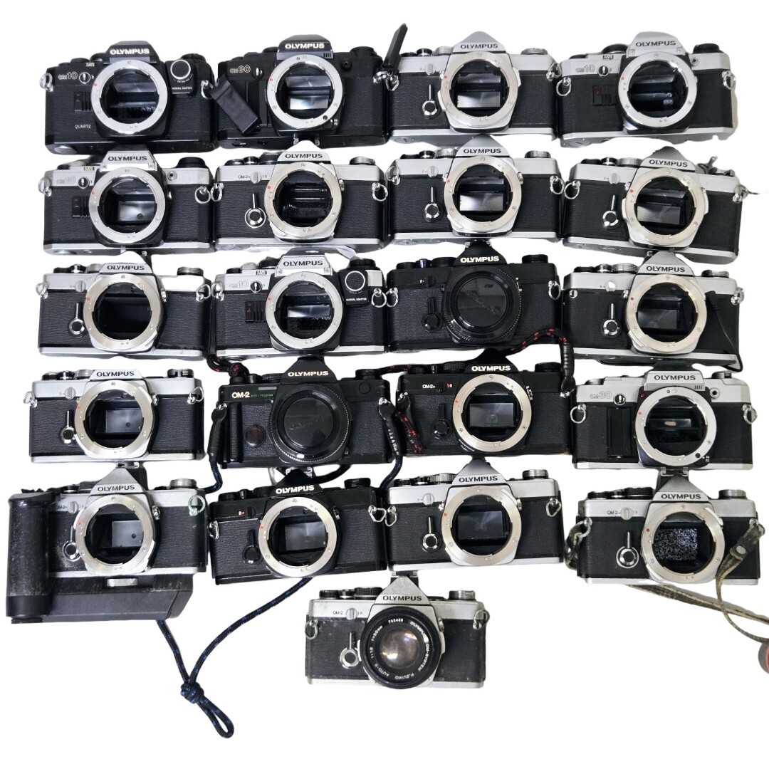 21点まとめ OLYMPUS OM-1 OM-2 OM-10 他 MF一眼レフカメラ まとめ まとめて 大量セット オリンパス J10