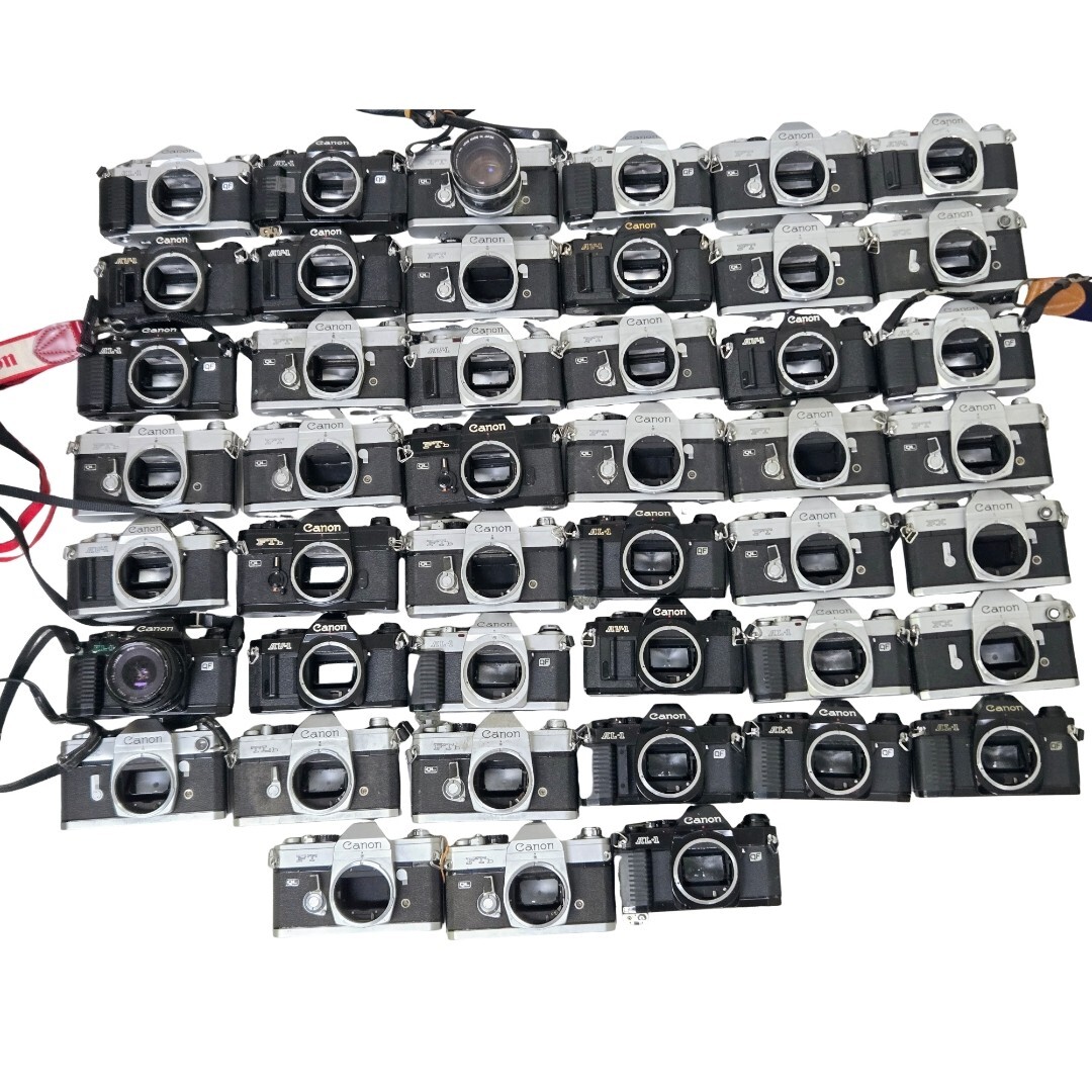 45点まとめ Canon キヤノン AV-1 FTB FT 他 MF一眼レフカメラ まとめ まとめて 大量セット J6