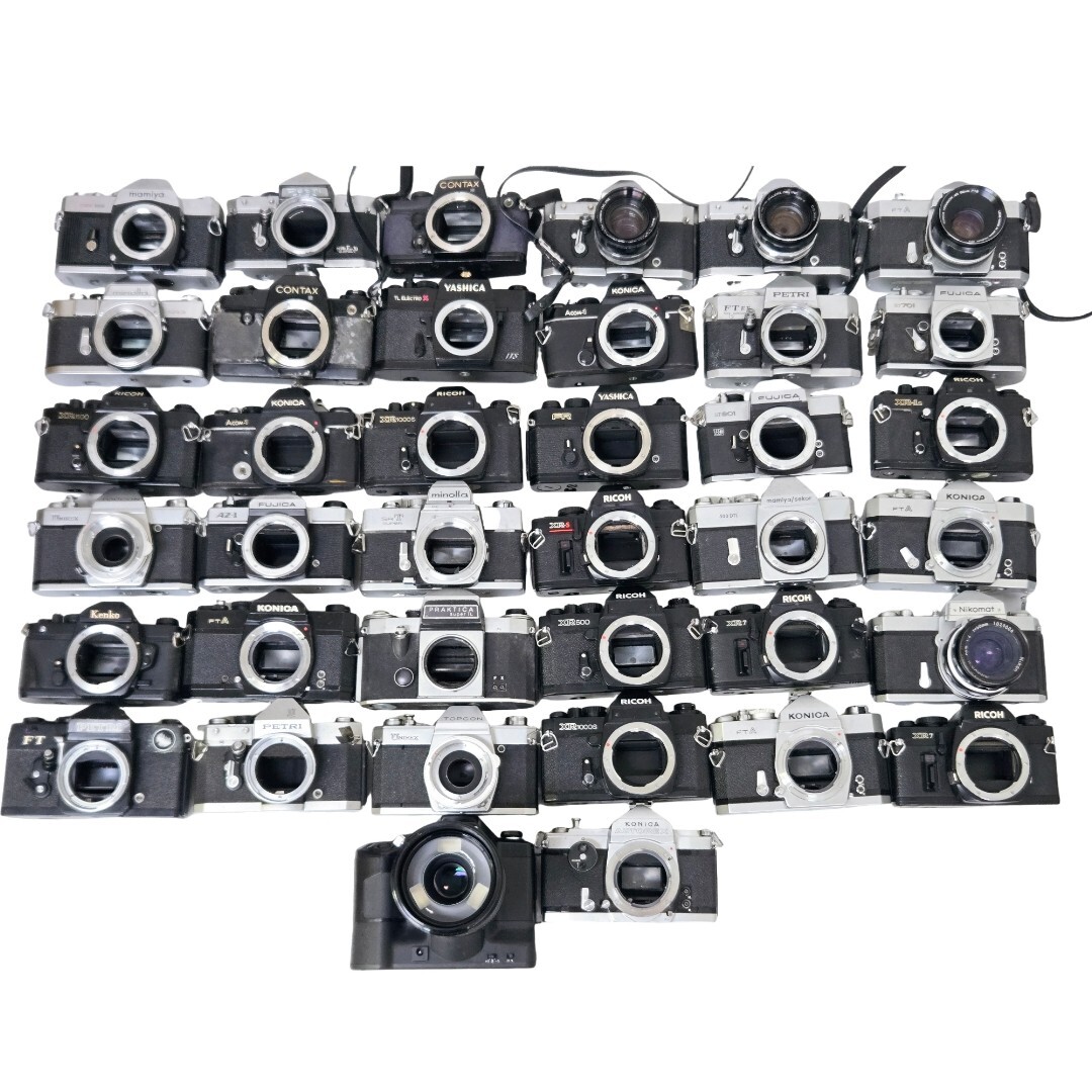 38点まとめ CONTAX KONICA NIKON 139QUARTZ NIKOMAT FUJICA ST701 他 MF一眼レフカメラ まとめ まとめて 大量セット ミノルタ J5