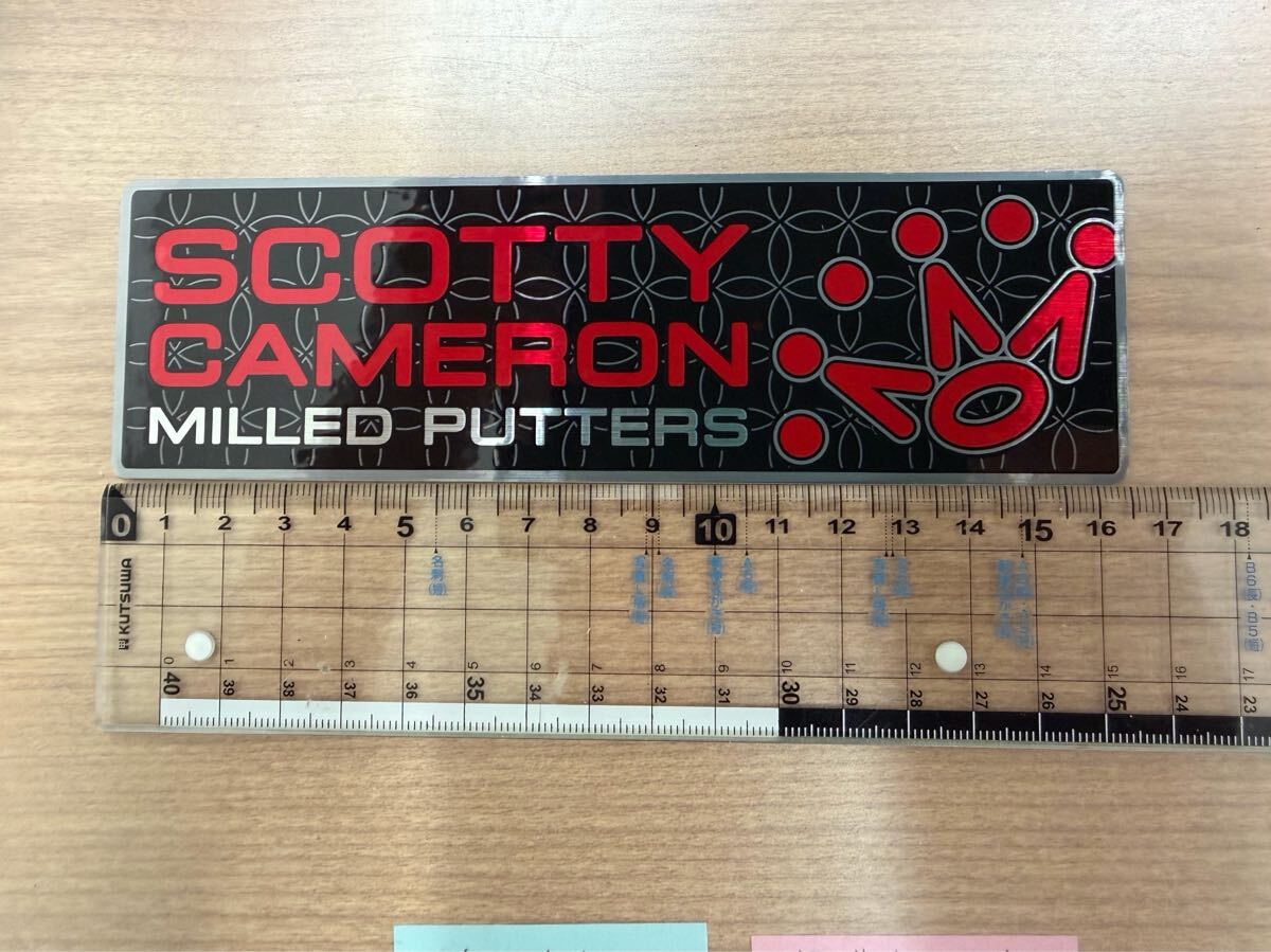 ミュージアム購入　正規品　スコッティキャメロン ステッカー　レッド　SCOTTY CAMERON