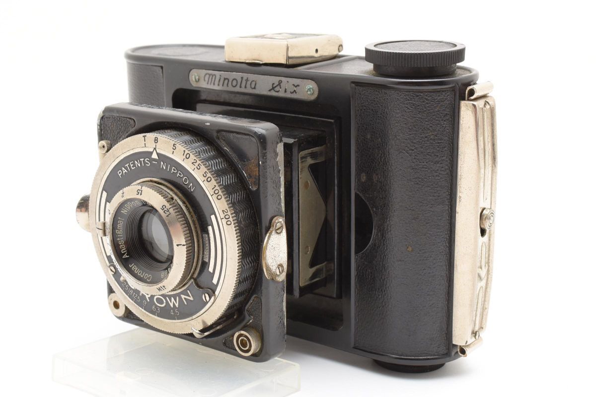 ★Minolta ミノルタ Six Coronar Anastigmat Nippon 80mm F4.5 蛇腹カメラ #730W053308