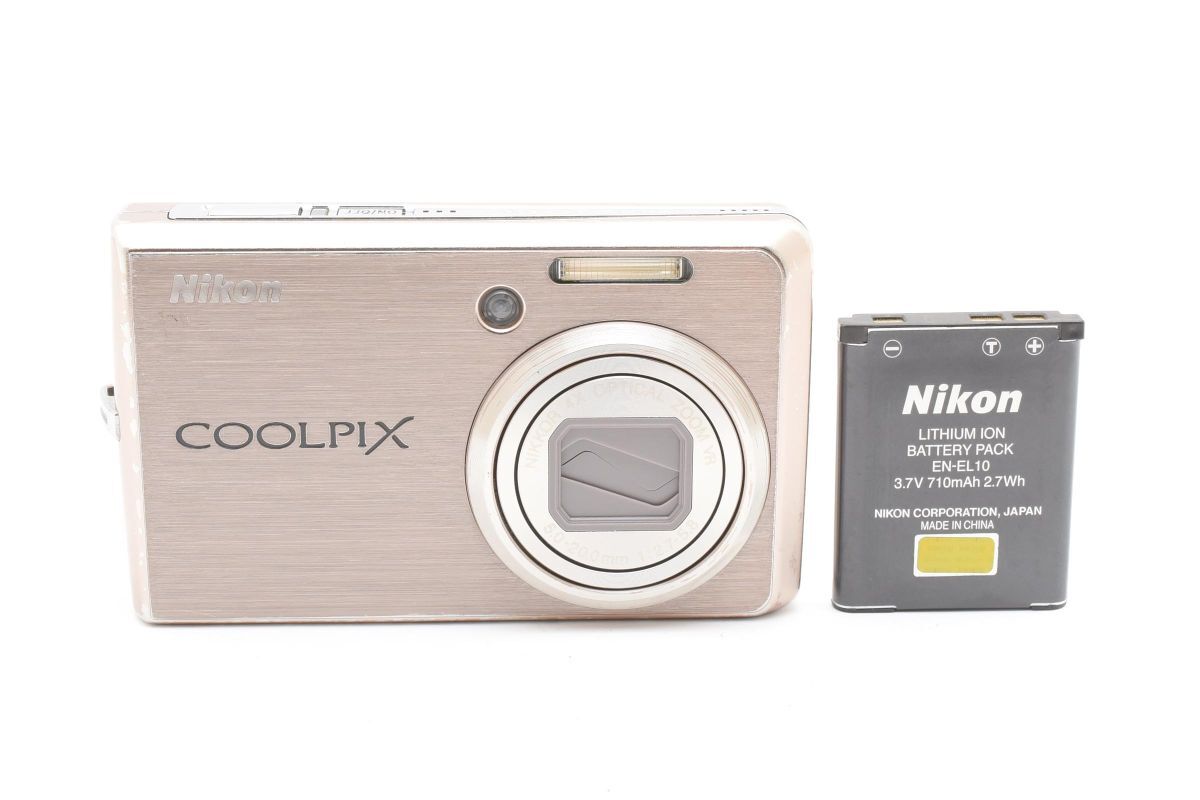 ★良品★ Nikon ニコン COOLPIX S600 チタンカラー #734W053337