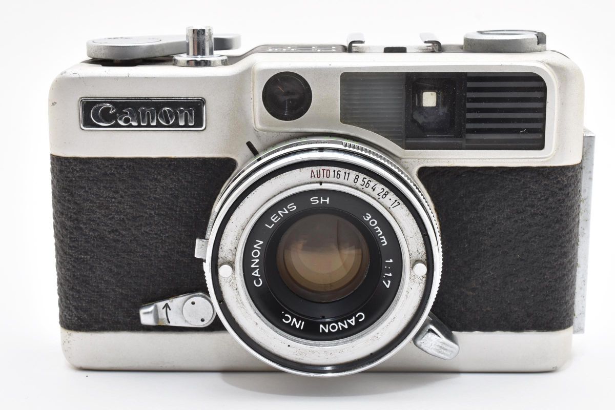 ★ジャンク品★ Canon キャノン キヤノン demi EE17 F30mm F1.7 フィルムカメラ レンジファインダー #728W053365
