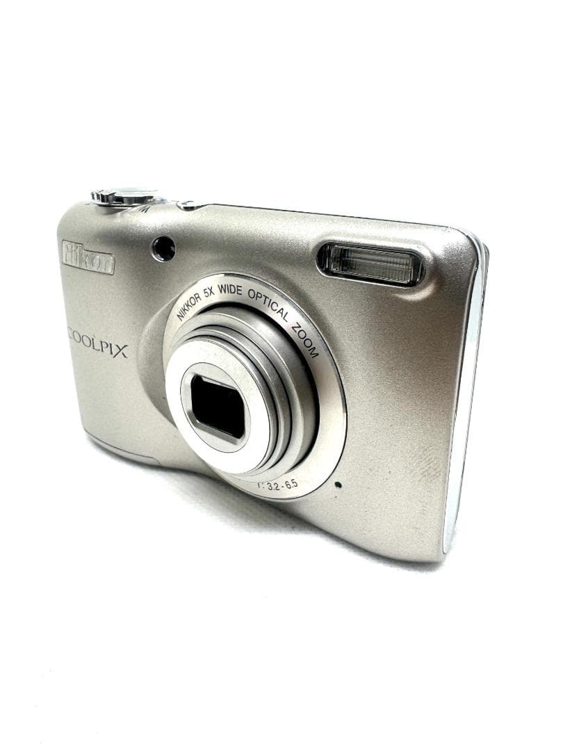 ★ジャンク品★Nikon COOLPIX L26 コンデジ シルバー コンパクトデジタルカメラ　#51