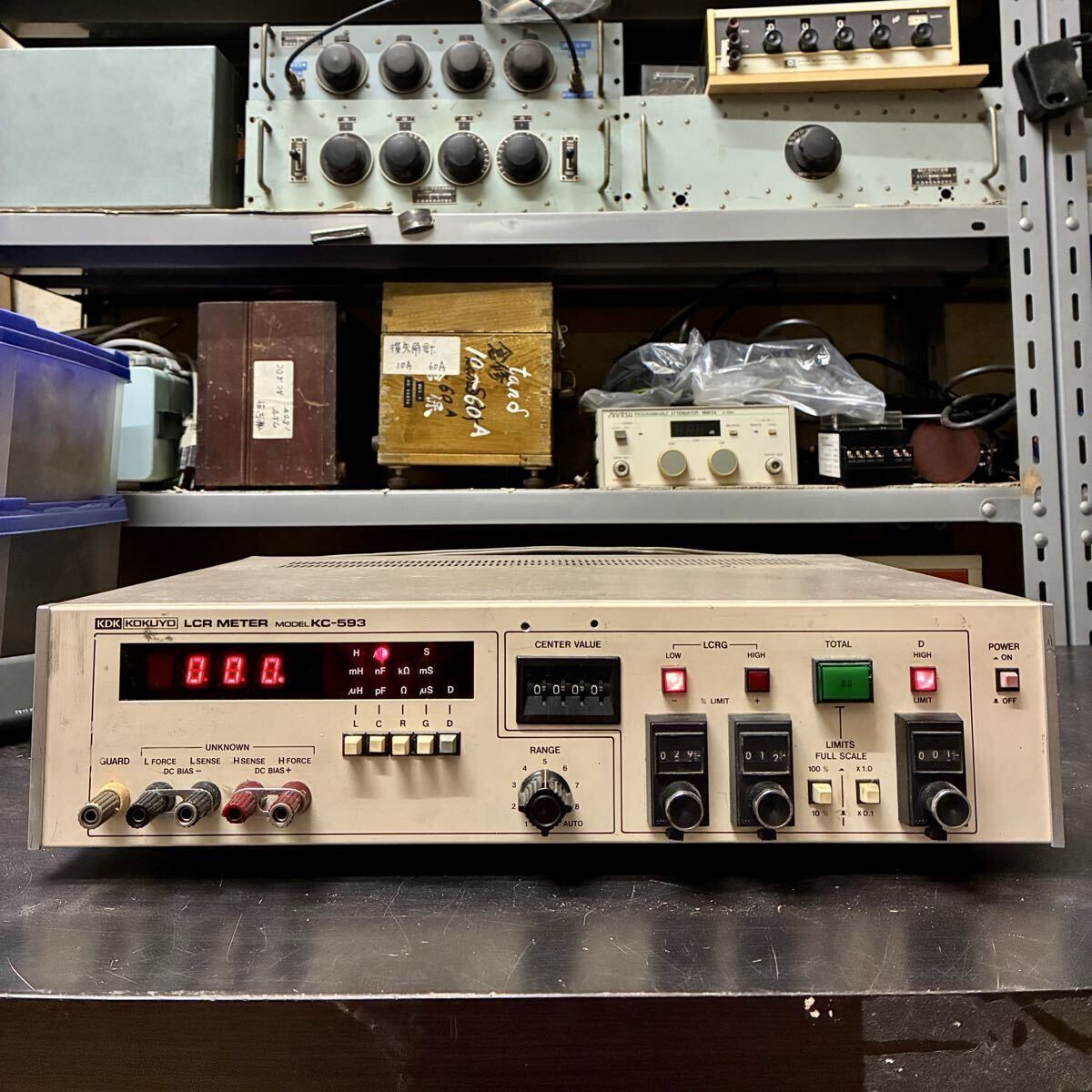 KDK KOKUYO LCR METER KC-593 LCRメーター