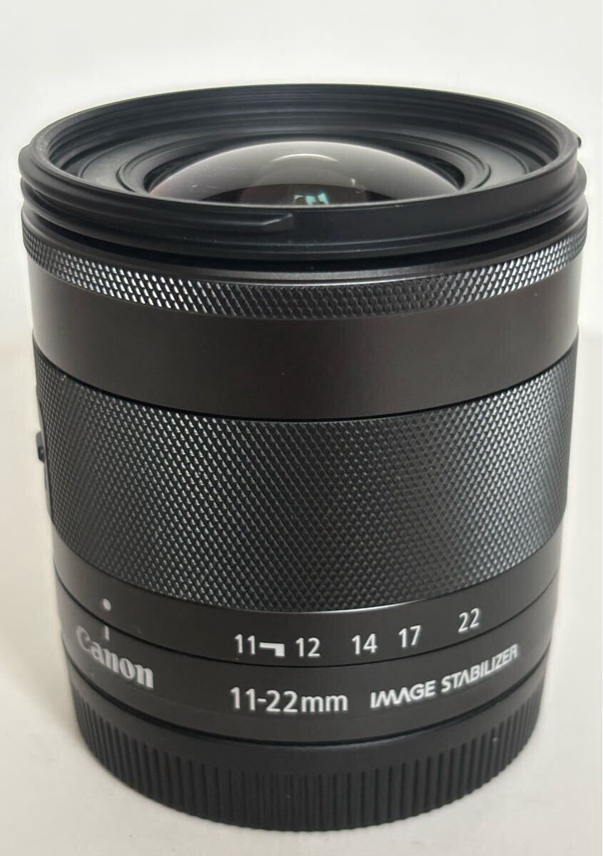 Canon ＥＦ－Ｍ１１－２２ｍｍ　Ｆ４－５．６ＩＳ　ＳＴＭ　 キヤノン LENS 当時物　希少
