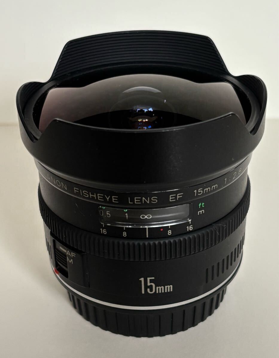Canon EF15mm F2.8 FISHEYE キヤノン レンズ　フィッシュアイ　希少 LENS 当時物