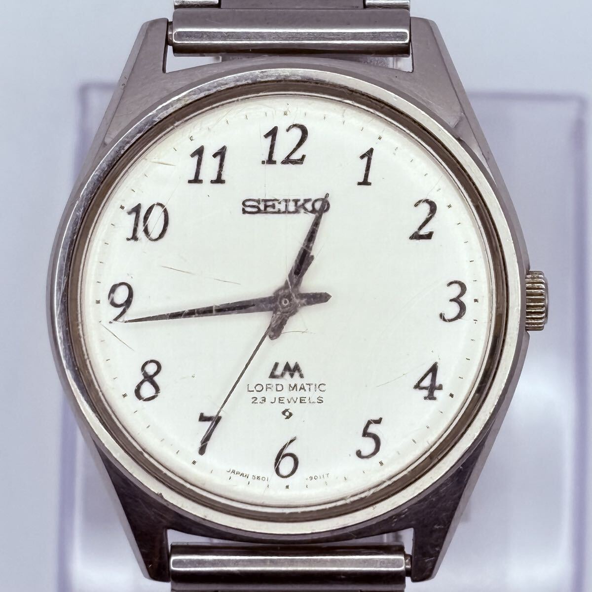 SEIKO セイコー LM LORDMATIC ロードマチック 21JEWELS 5601-9000 腕時計 稼働品